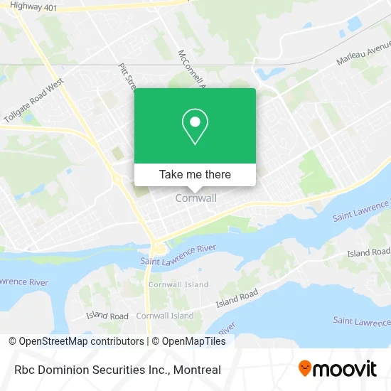 Rbc Dominion Securities Inc. map