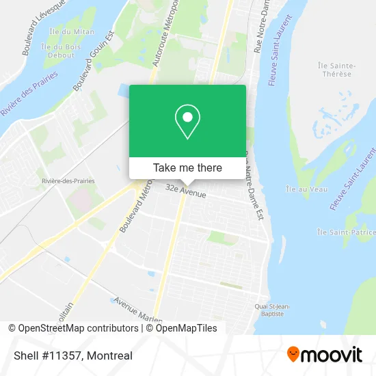Shell #11357 map