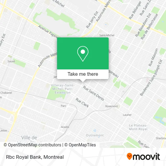 Rbc Royal Bank map