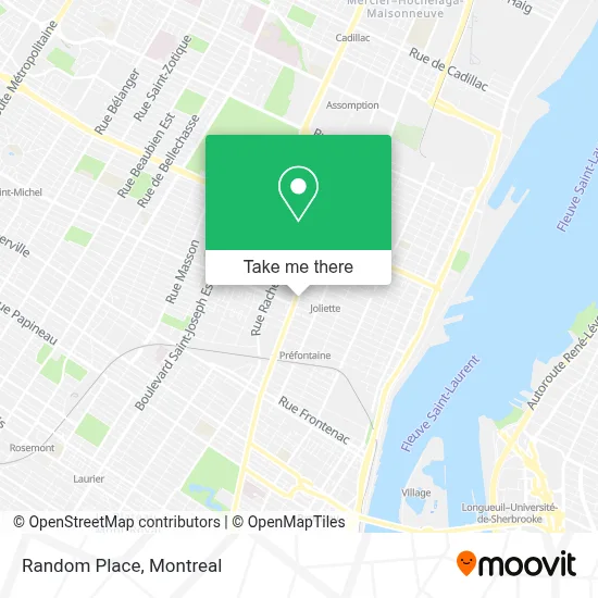 Random Place map