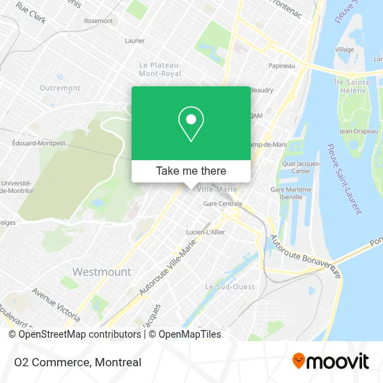 O2 Commerce map
