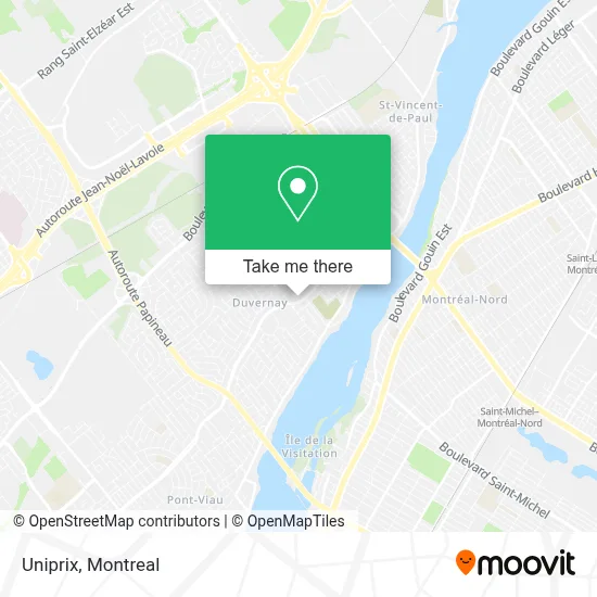 Uniprix map