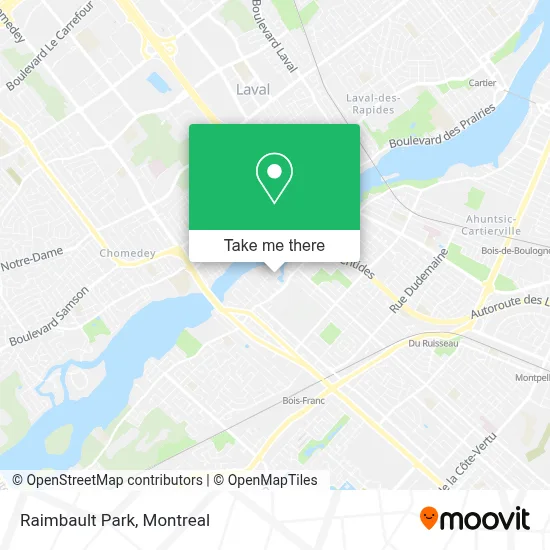 Raimbault Park map