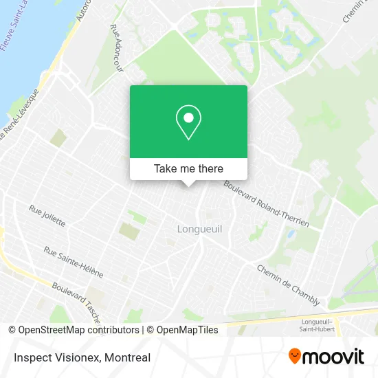 Inspect Visionex map