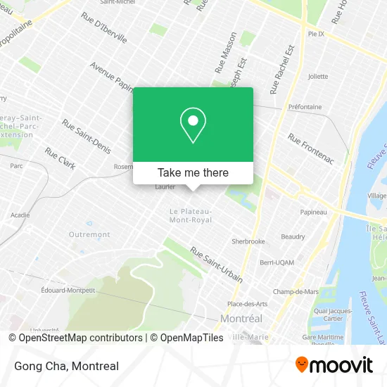 Gong Cha map