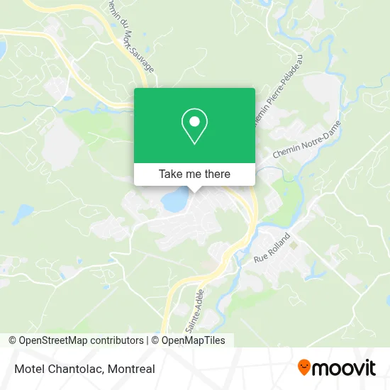 Motel Chantolac map