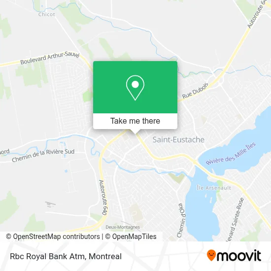 Rbc Royal Bank Atm map