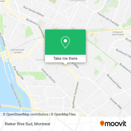 Rieker Rive Sud map