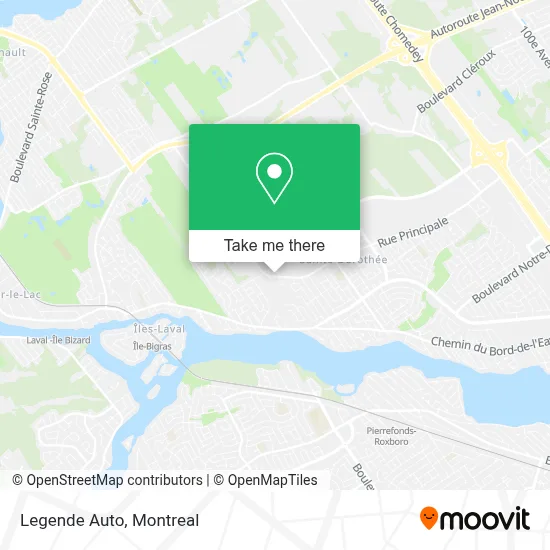 Legende Auto map