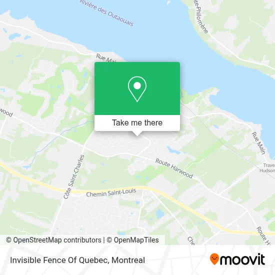 Invisible Fence Of Quebec map