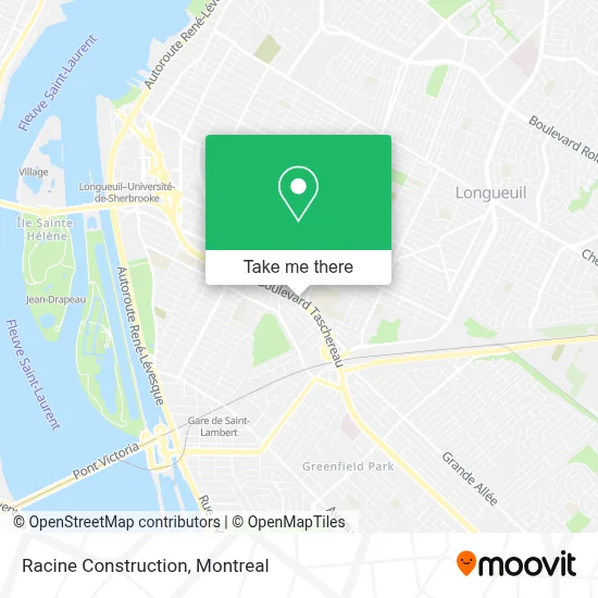 Racine Construction map