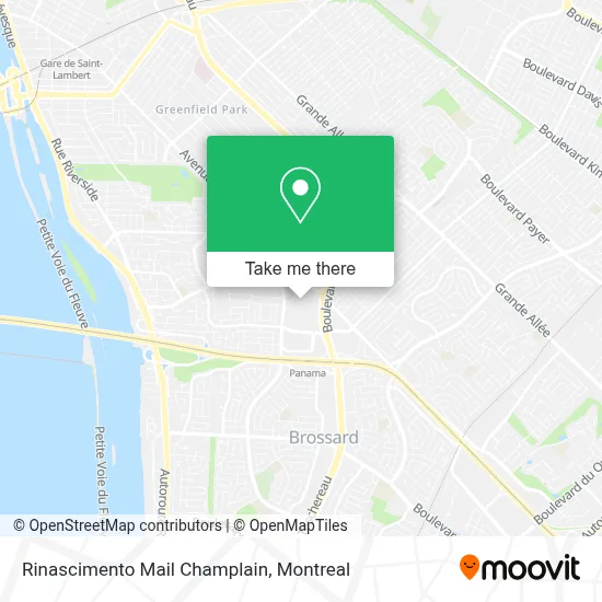 Rinascimento Mail Champlain map