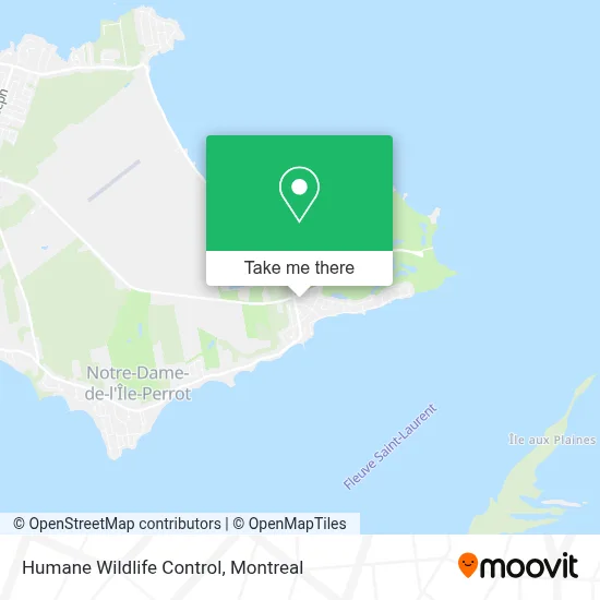 Humane Wildlife Control map