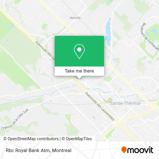 Rbc Royal Bank Atm map