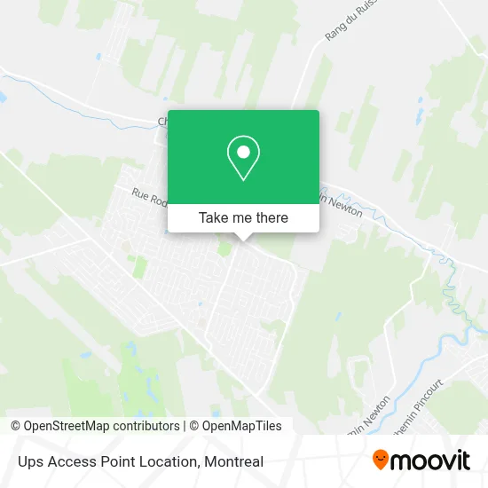 Ups Access Point Location map