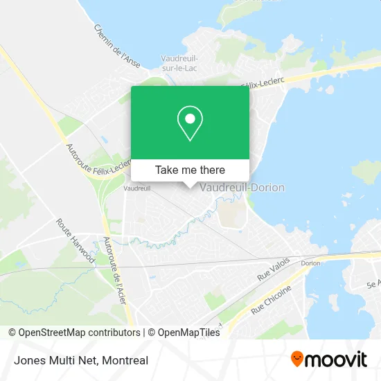 Jones Multi Net map
