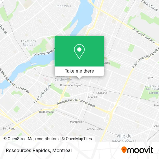 Ressources Rapides map