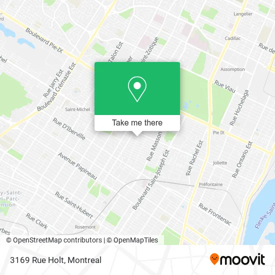 3169 Rue Holt map