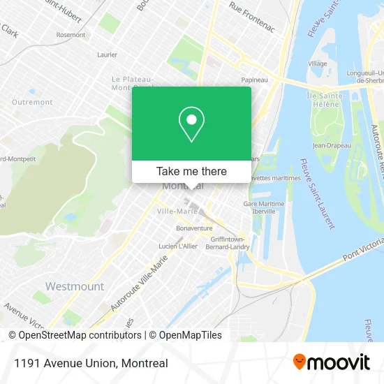 1191 Avenue Union map