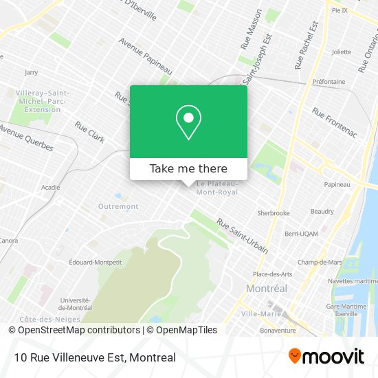 10 Rue Villeneuve Est map