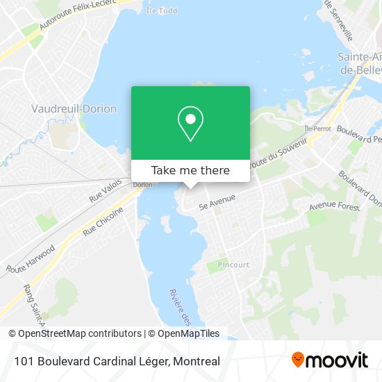 101 Boulevard Cardinal Léger map