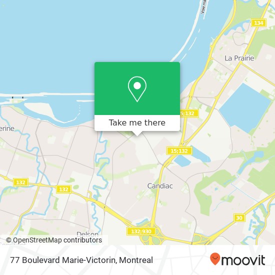 77 Boulevard Marie-Victorin map