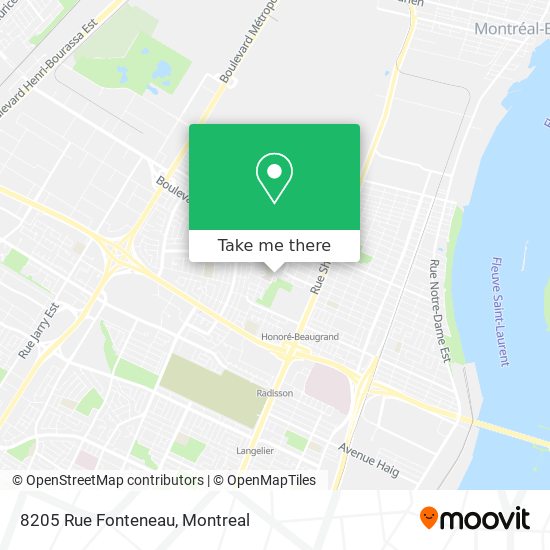 8205 Rue Fonteneau map