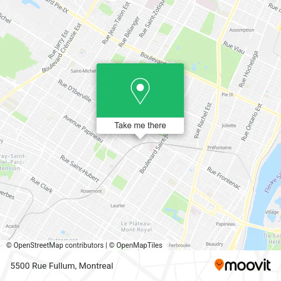 5500 Rue Fullum map