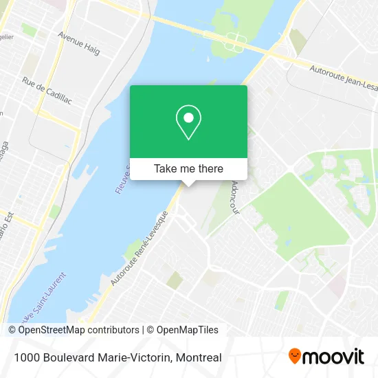 1000 Boulevard Marie-Victorin map