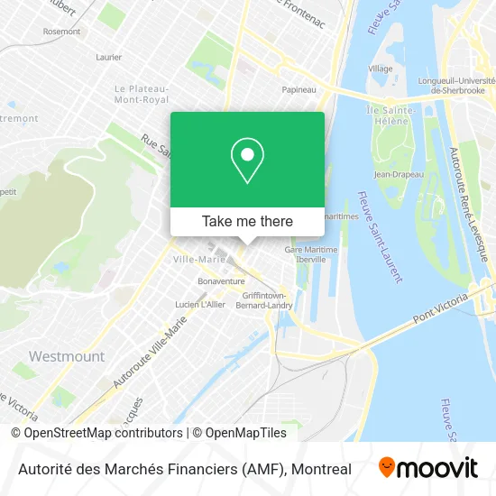 Autorité des Marchés Financiers (AMF) map