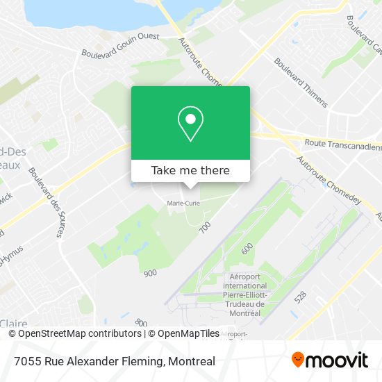7055 Rue Alexander Fleming map