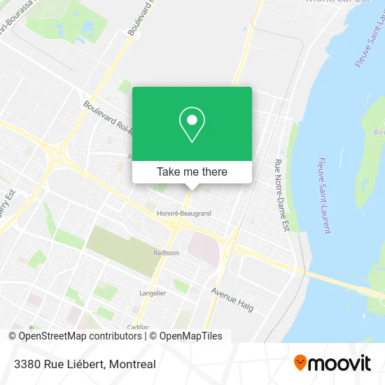 3380 Rue Liébert map