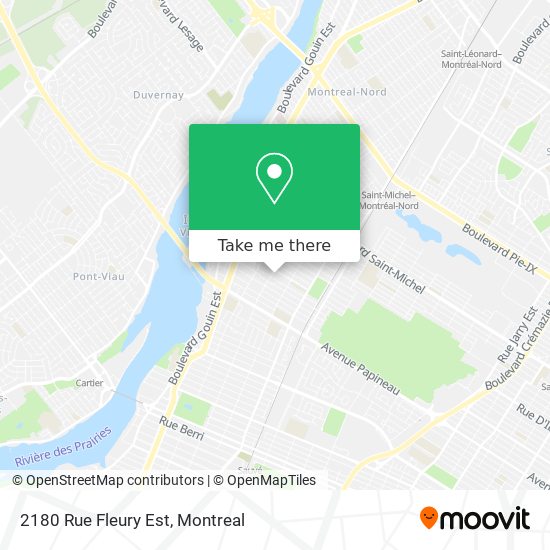 2180 Rue Fleury Est map