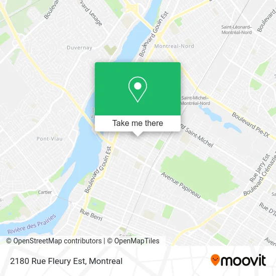 2180 Rue Fleury Est map