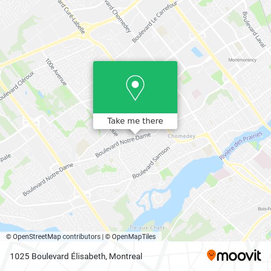 1025 Boulevard Élisabeth map