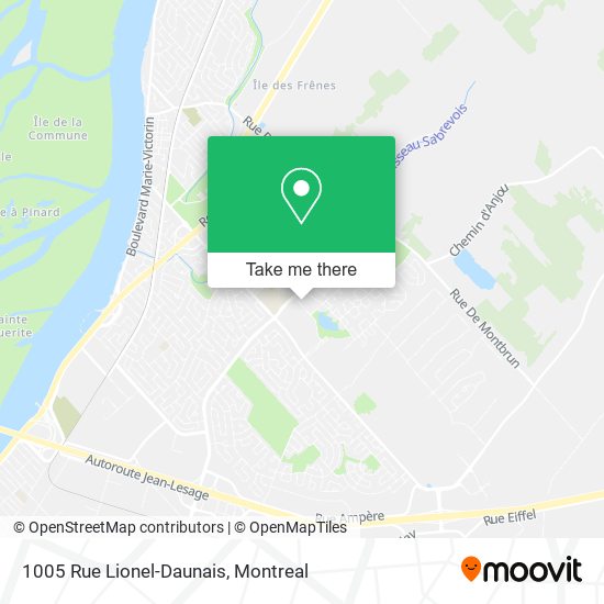 1005 Rue Lionel-Daunais map