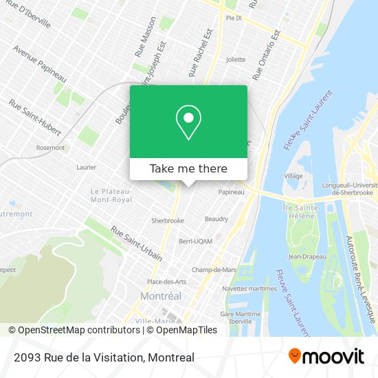 2093 Rue de la Visitation map