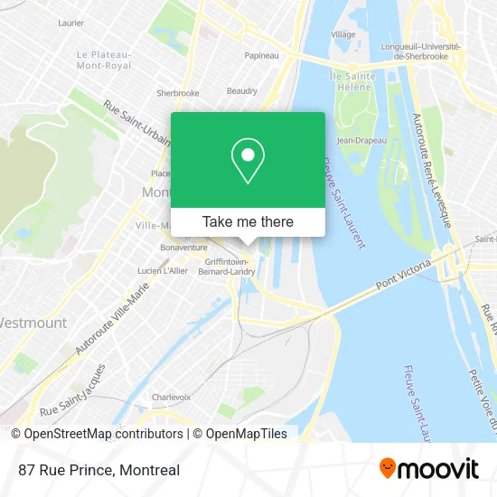 87 Rue Prince map