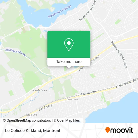 Le Colisee Kirkland map