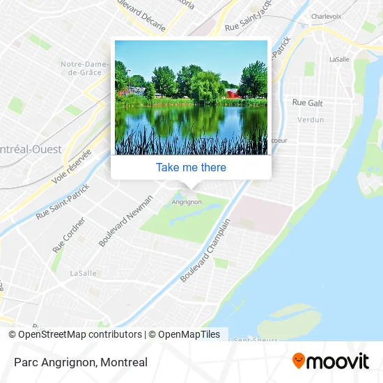 Parc Angrignon map