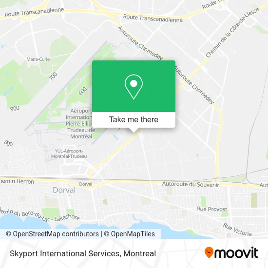 Skyport International Services map