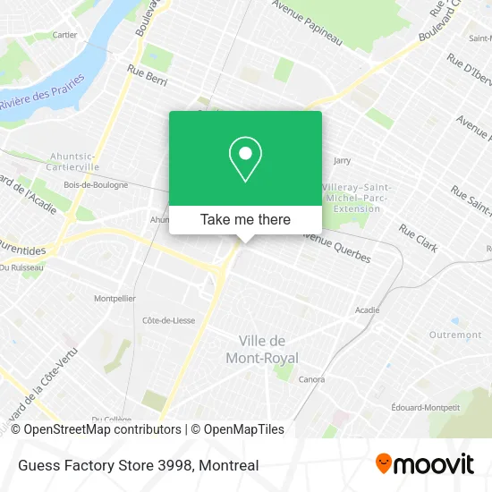 Guess Factory Store 3998 map