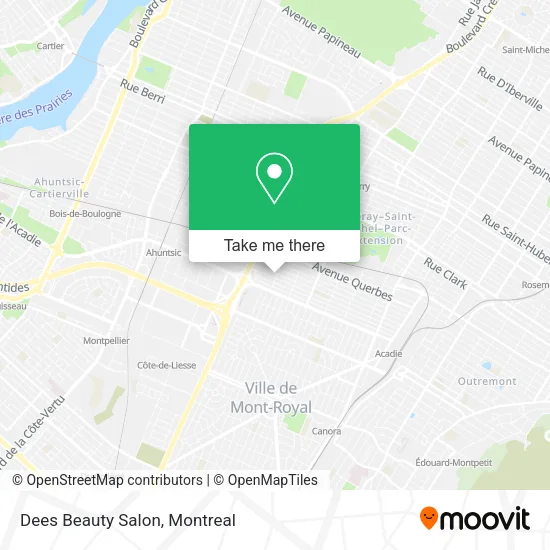Dees Beauty Salon map