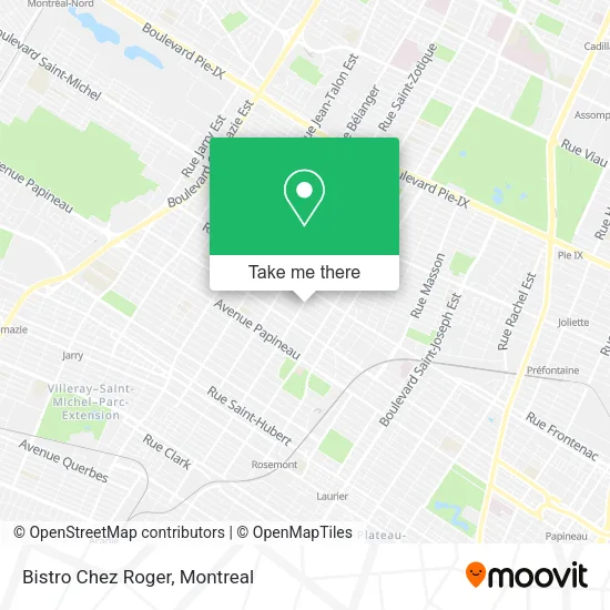 Bistro Chez Roger map