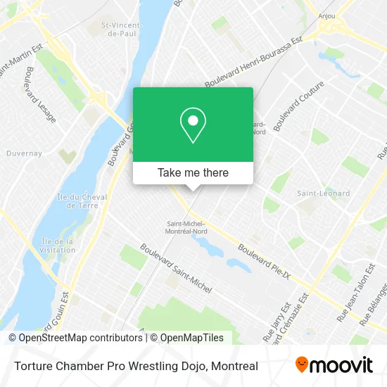 Torture Chamber Pro Wrestling Dojo map
