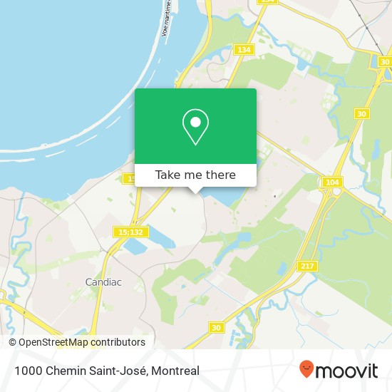 1000 Chemin Saint-José map