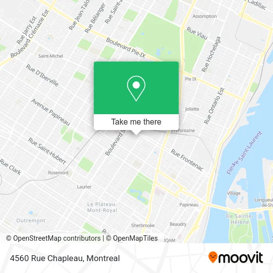 4560 Rue Chapleau map