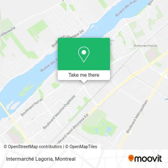 Intermarché Lagoria map