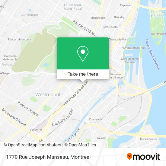 1770 Rue Joseph Manseau map