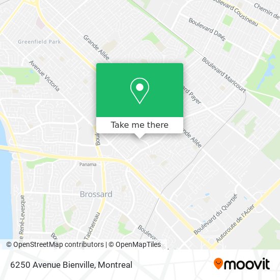 6250 Avenue Bienville map